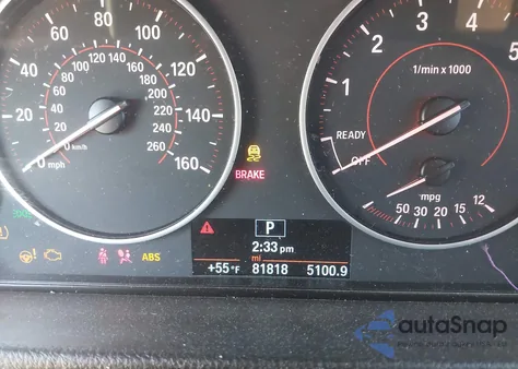 2016 BMW 328I z USA, uszkodzony, nr VIN WBA8E9G51GNU27742